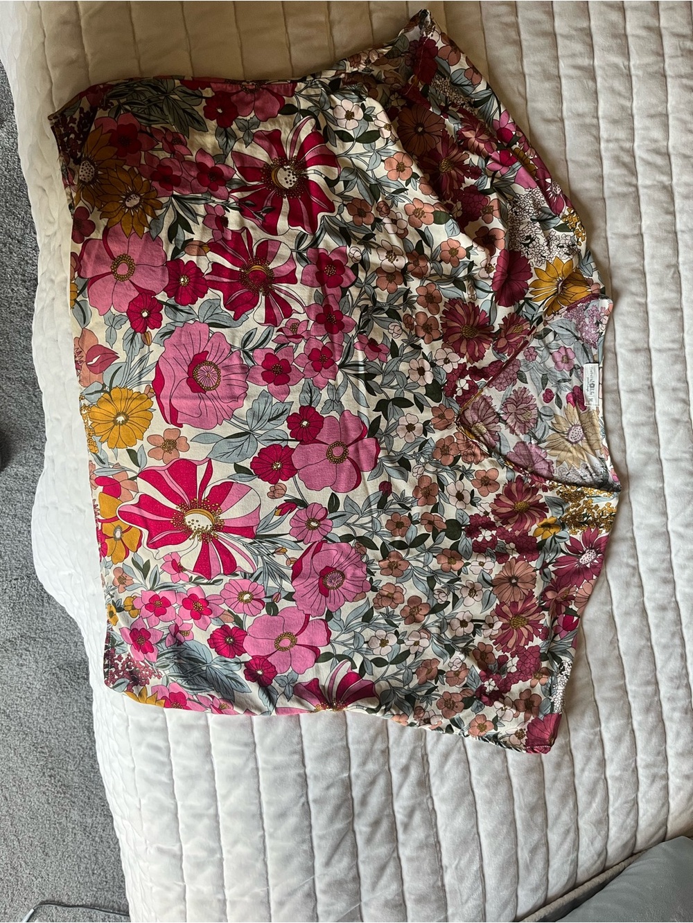 NATURAL LIFE Pink Multi Floral V-Neck Camisole